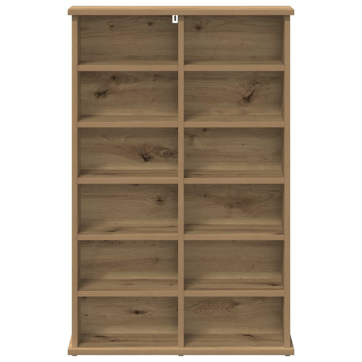 CD Regal Artisan-Eiche 60 x 17 x 92 cm Holzwerkstoff