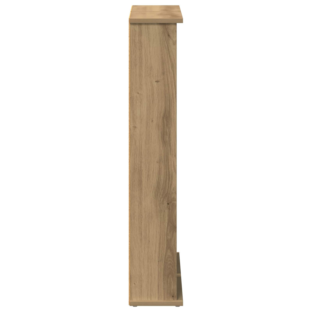 CD Regal Artisan-Eiche 60 x 17 x 92 cm Holzwerkstoff