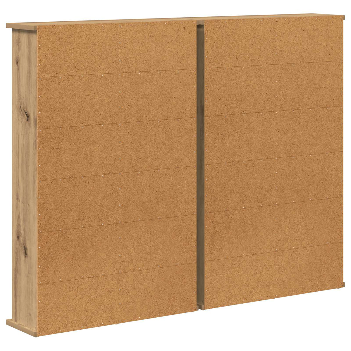 CD Regal 2 Stk. Artisan-Eiche 60 x 17 x 92 cm Holzwerkstoff