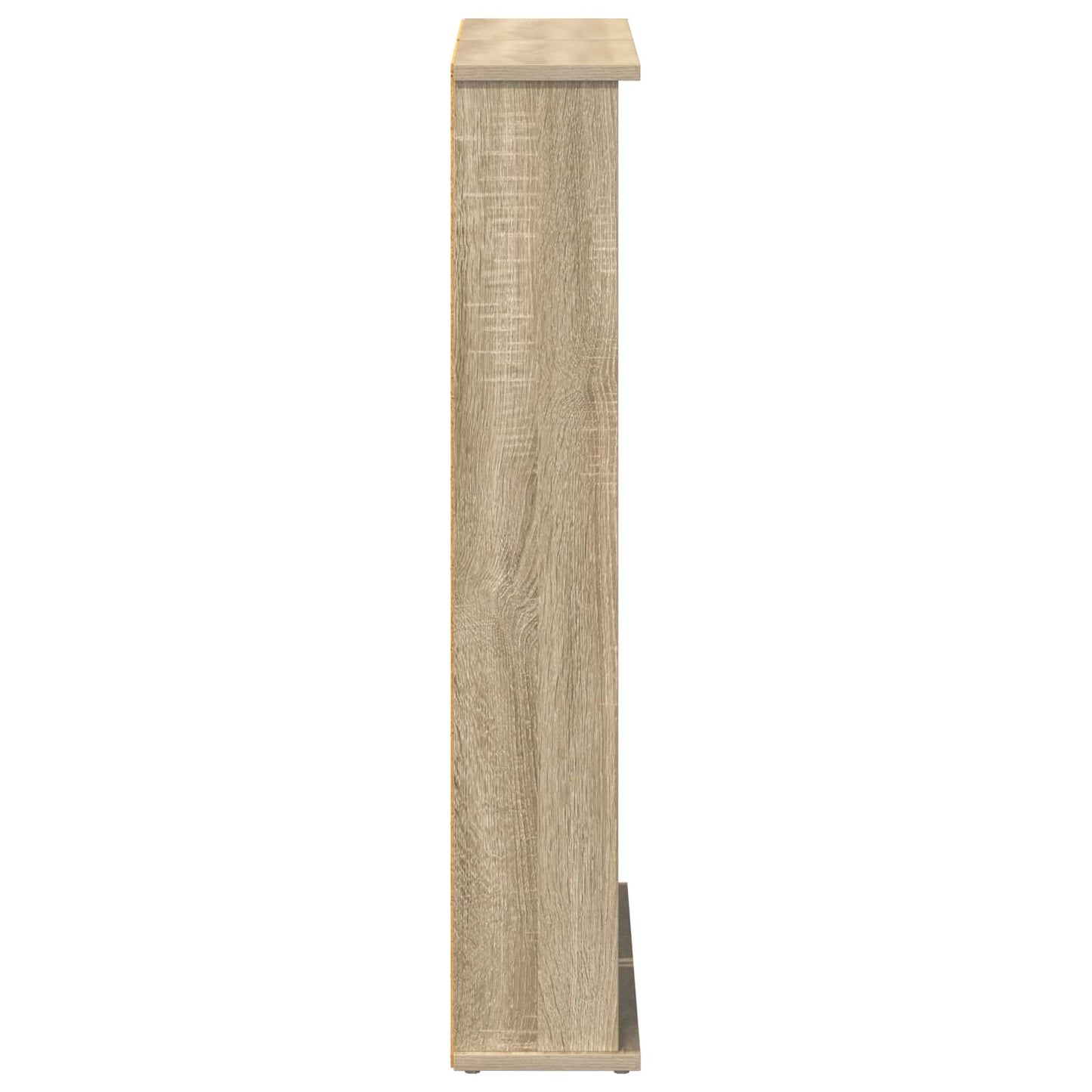 CD Regal 2 Stk. Sonoma-Eiche 60 x 17 x 92 cm Holzwerkstoff