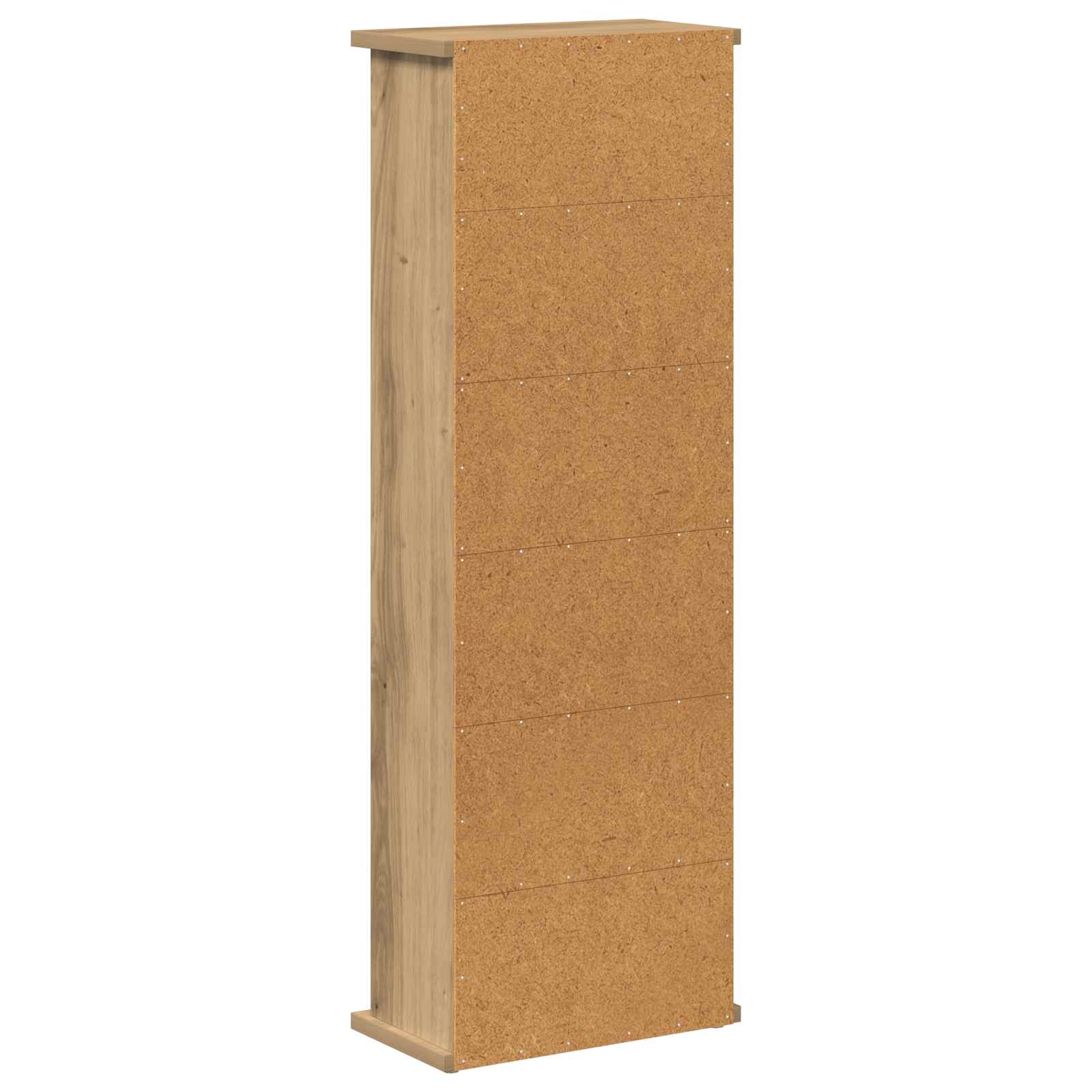 CD Regal Artisan-Eiche 60 x 17 x 92 cm Holzwerkstoff