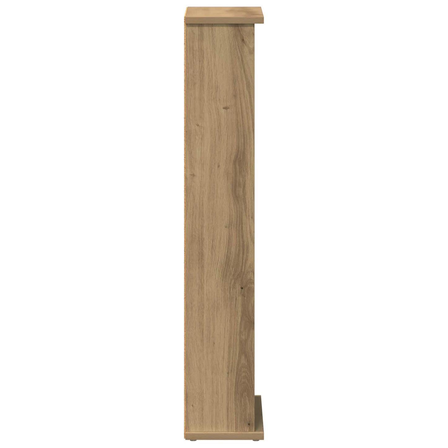 CD Regal Artisan-Eiche 60 x 17 x 92 cm Holzwerkstoff