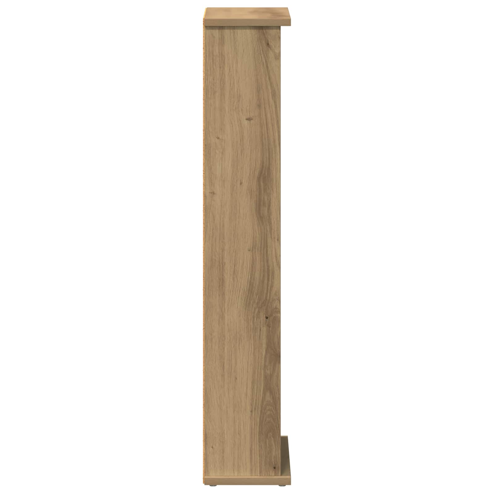 CD Regal Artisan-Eiche 60 x 17 x 92 cm Holzwerkstoff