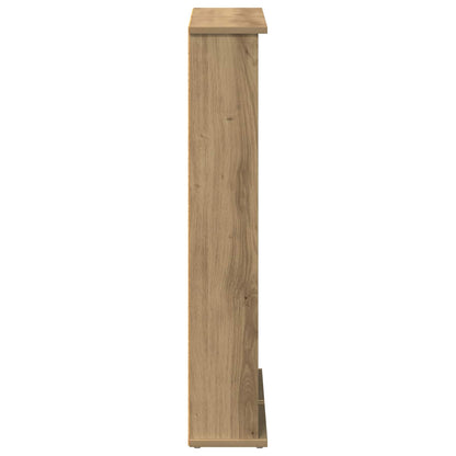 CD Regal 2 Stk. Artisan-Eiche 60 x 17 x 92 cm Holzwerkstoff