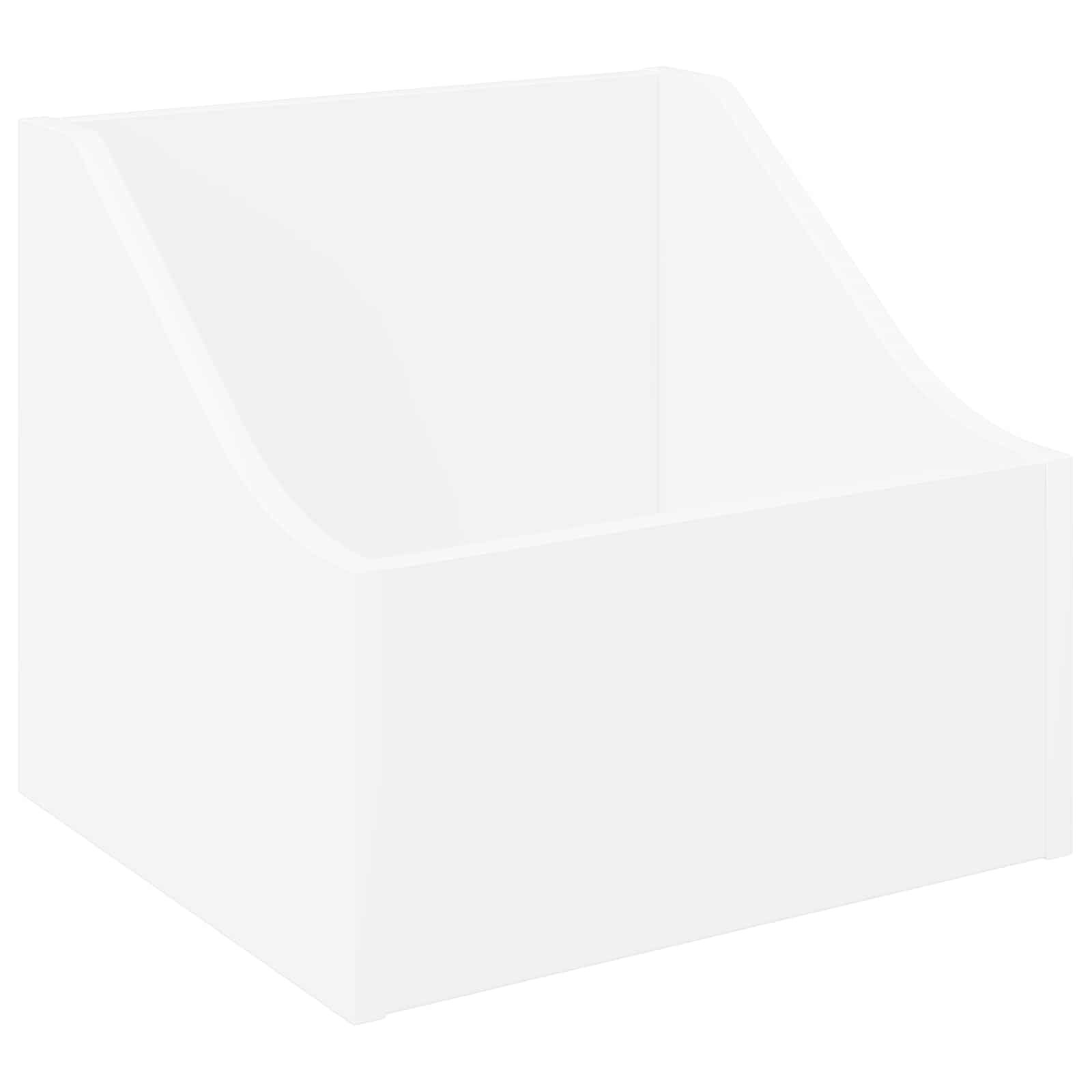 LP Plattenbox 2 Stk. Weiß 37 x 33 x 32 cm Holzwerkstoff