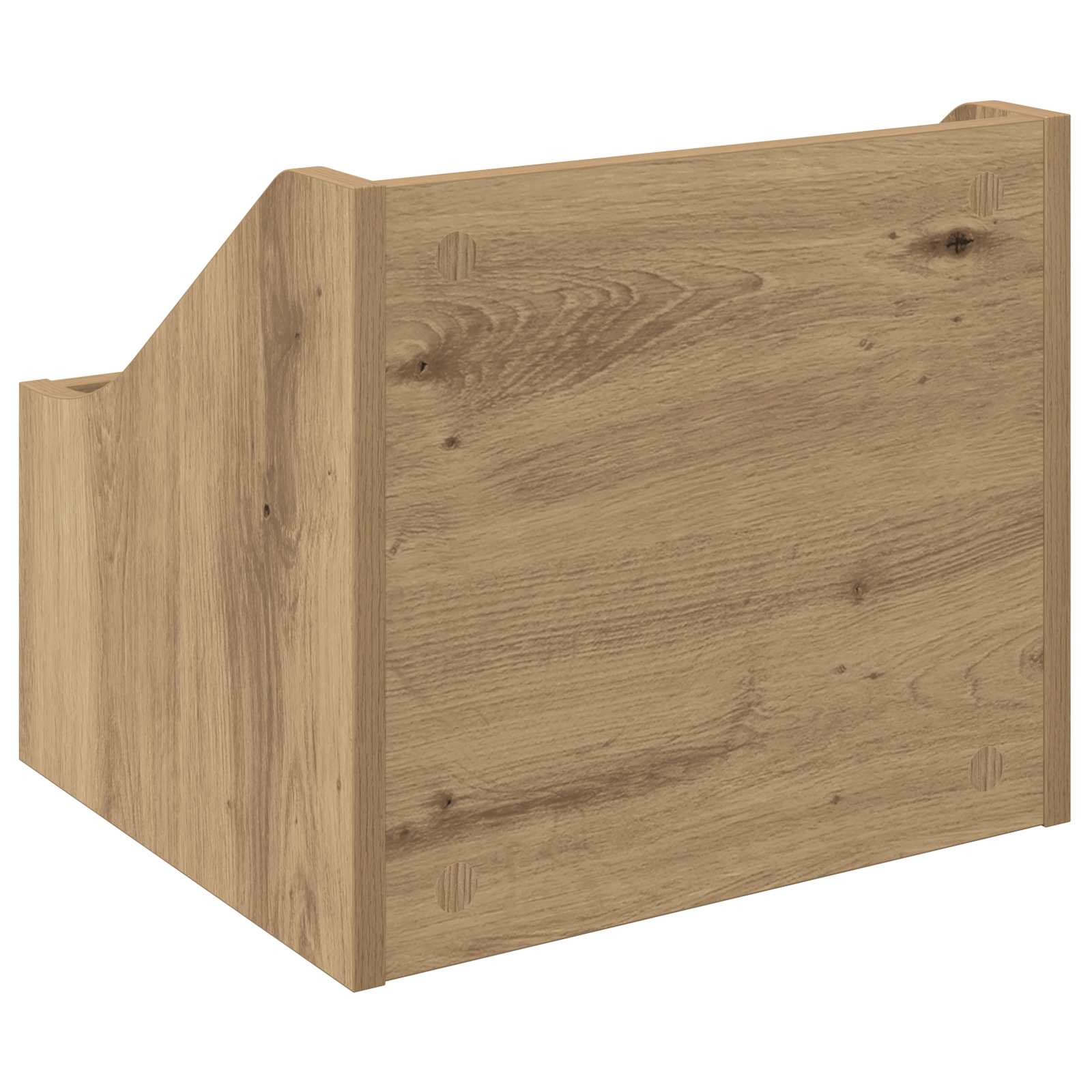 LP Plattenbox Artisan-Eiche 37 x 33 x 32 cm Holzwerkstoff