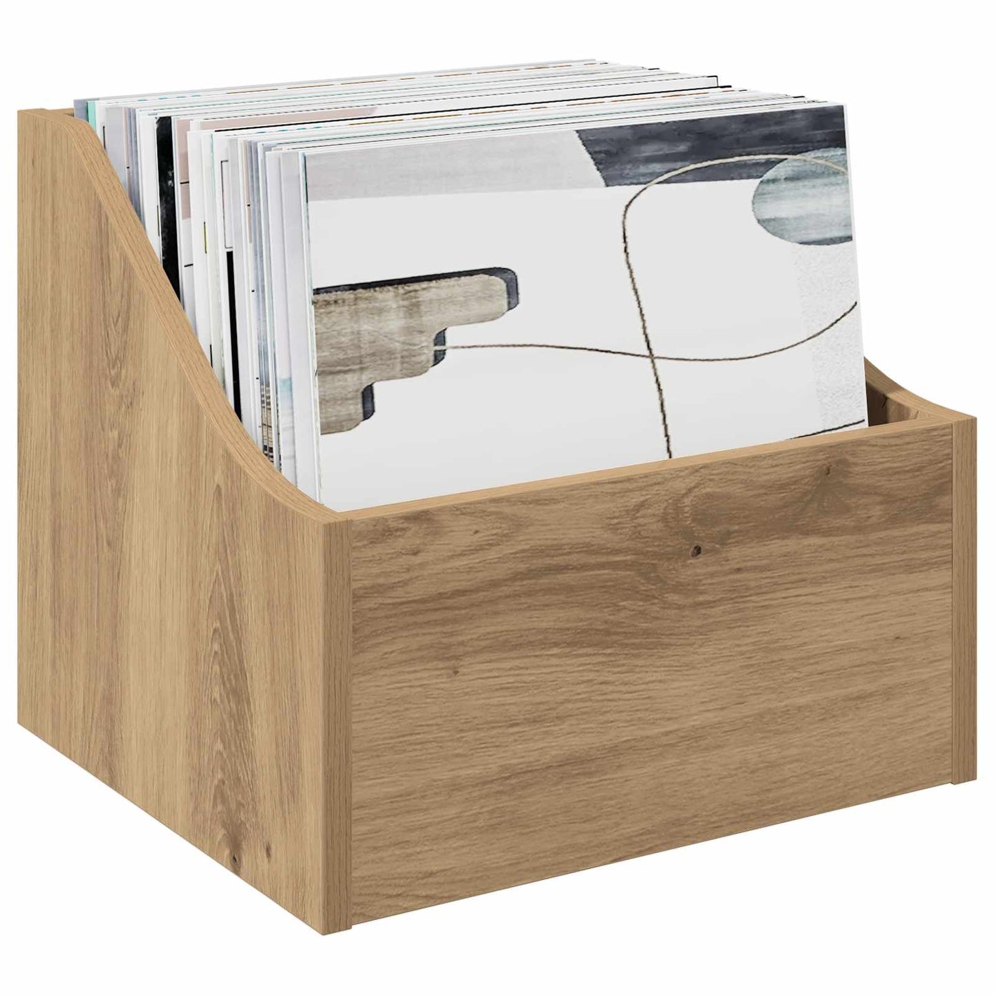 LP Plattenbox Artisan-Eiche 37 x 33 x 32 cm Holzwerkstoff