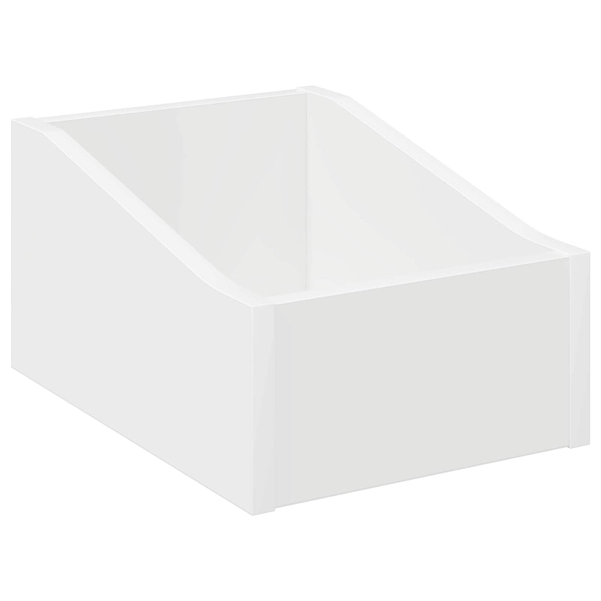 LP Plattenbox Weiß 23 x 33 x 16 cm Holzwerkstoff
