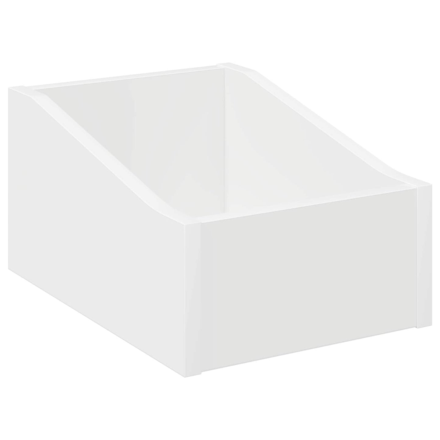 LP Plattenbox 2 Stk. Weiß 23 x 33 x 16 cm Holzwerkstoff