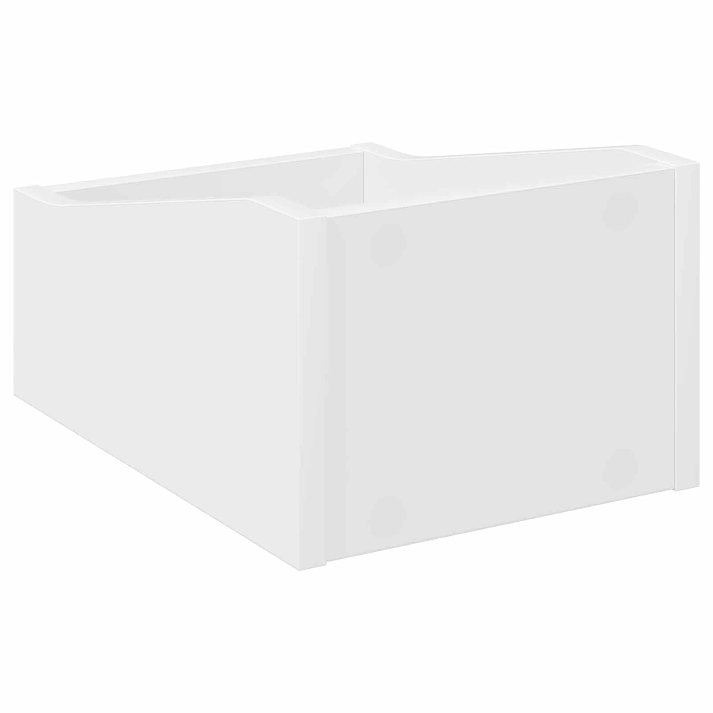 LP Plattenbox 2 Stk. Weiß 23 x 33 x 16 cm Holzwerkstoff