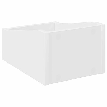 LP Plattenbox 2 Stk. Weiß 23 x 33 x 16 cm Holzwerkstoff
