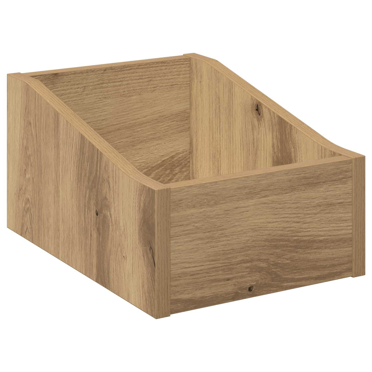 LP Plattenbox 2 Stk. Artisan-Eiche 23 x 33 x 16 cm