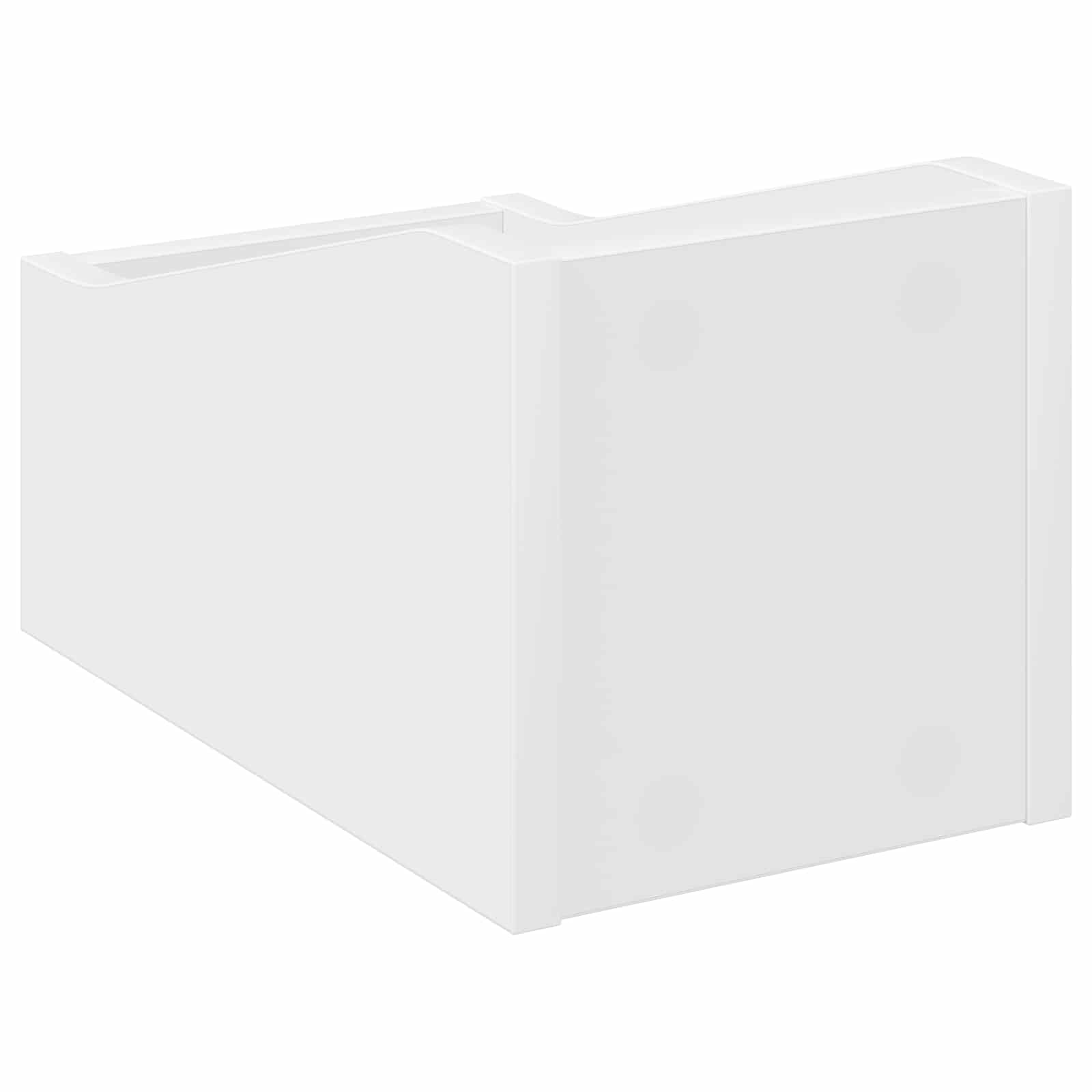 LP Plattenbox 2 Stk. Weiß 18 x 32 x 18 cm Holzwerkstoff