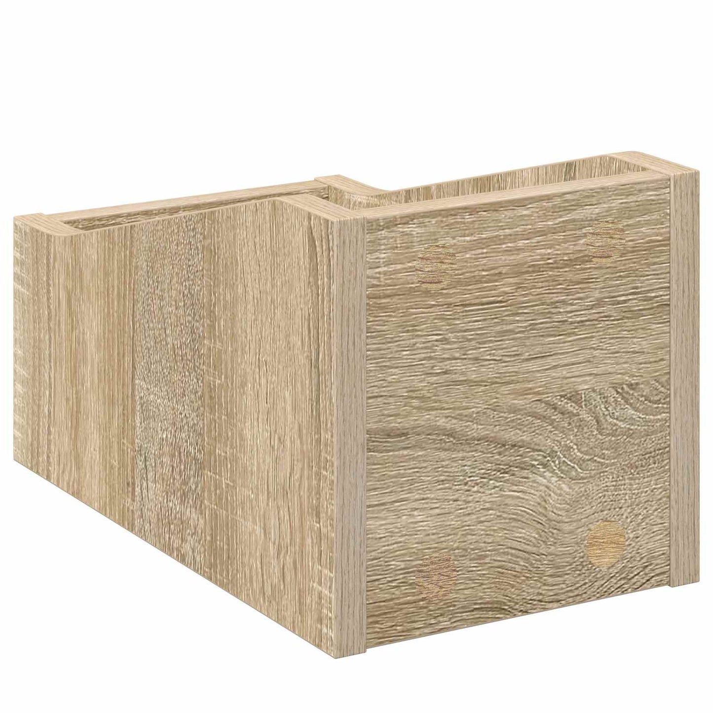 LP Plattenbox Sonoma-Eiche 18 x 32 x 18 cm Holzwerkstoff