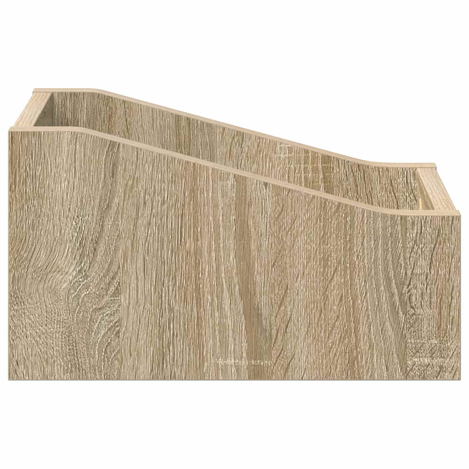 LP Plattenbox Sonoma-Eiche 18 x 32 x 18 cm Holzwerkstoff