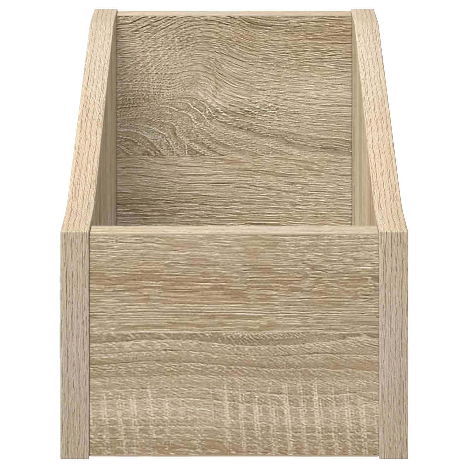 LP Plattenbox 2 Stk. Sonoma-Eiche 18 x 32 x 18 cm Holzwerkstoff