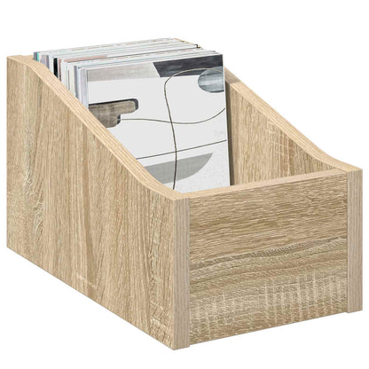 LP Plattenbox 2 Stk. Sonoma-Eiche 18 x 32 x 18 cm Holzwerkstoff