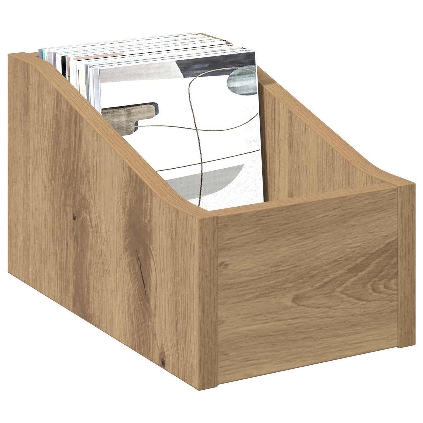LP Plattenbox Artisan-Eiche 18 x 32 x 18 cm Holzwerkstoff