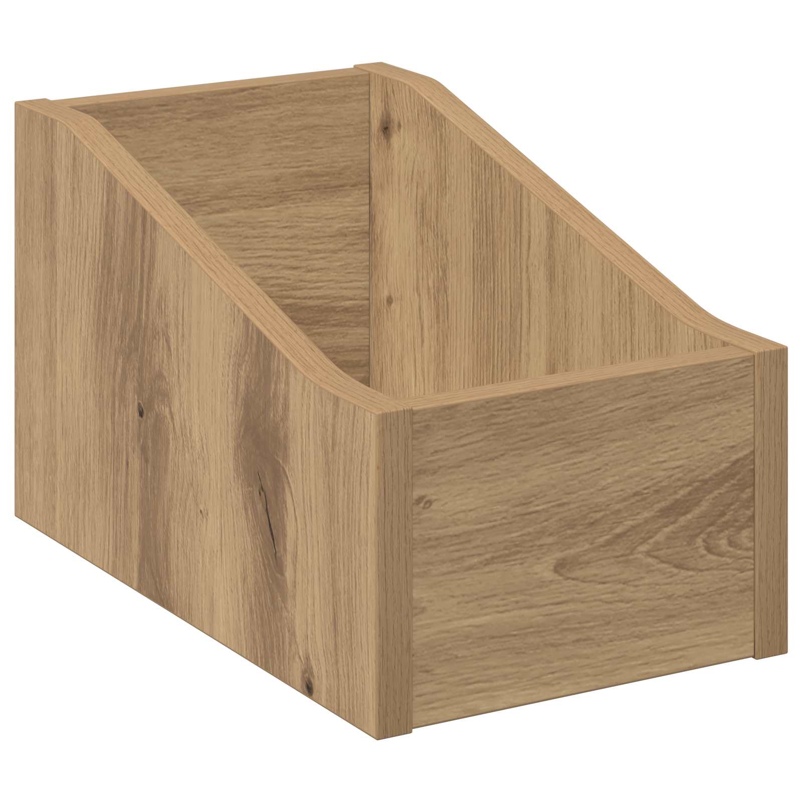 LP Plattenbox 2 Stk. Artisan-Eiche 18 x 32 x 18 cm