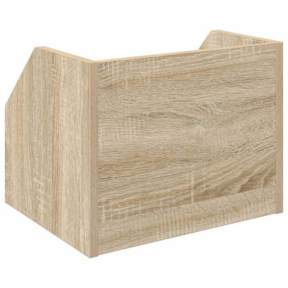 Vinyl Album Box Sonoma-Eiche 38 x 30 x 29 cm Holzwerkstoff