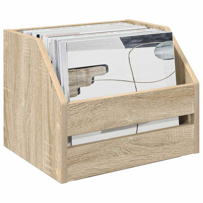 Vinyl Album Box Sonoma-Eiche 38 x 30 x 29 cm Holzwerkstoff