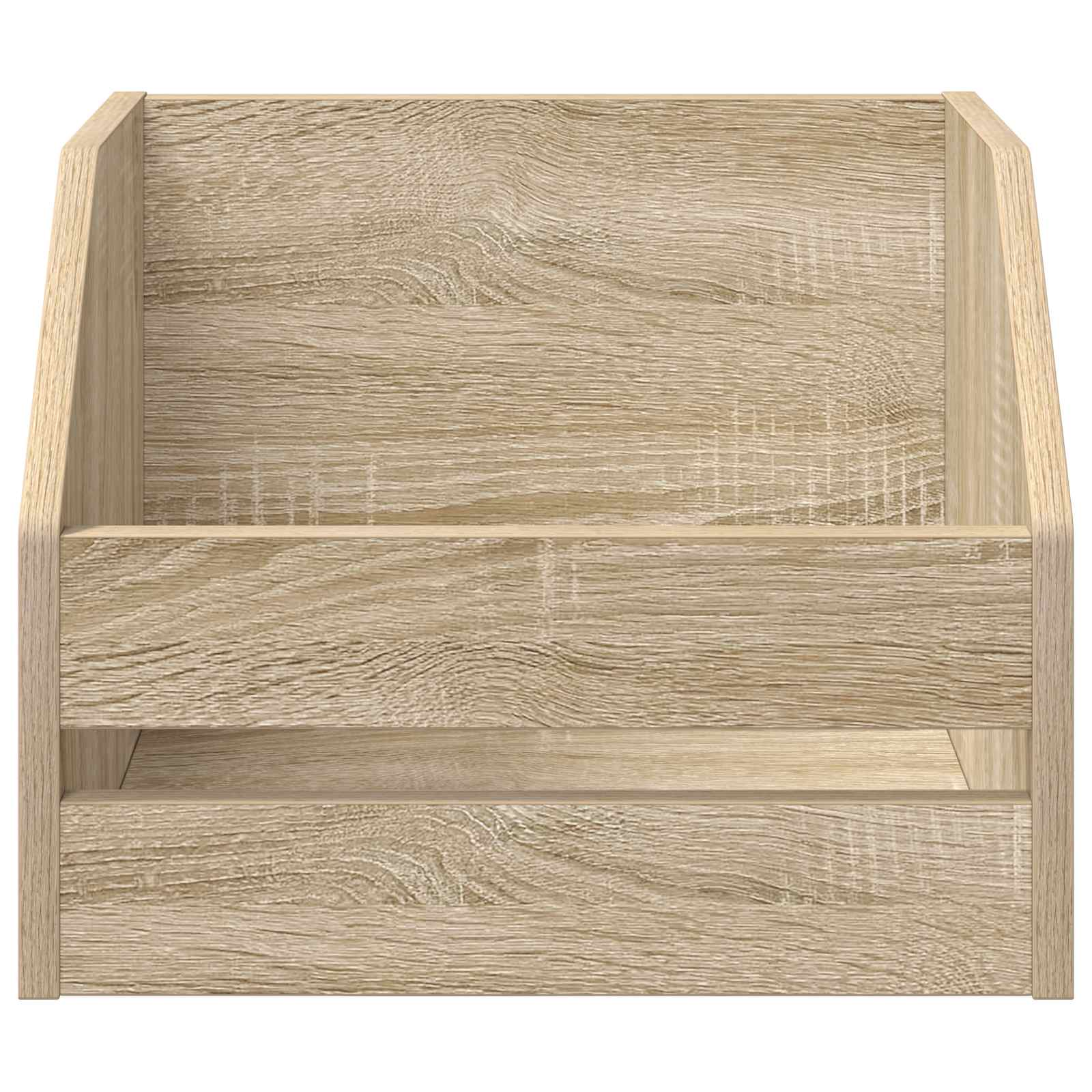 Vinyl Album Box 2 Stk. Sonoma-Eiche 38 x 30 x 29 cm