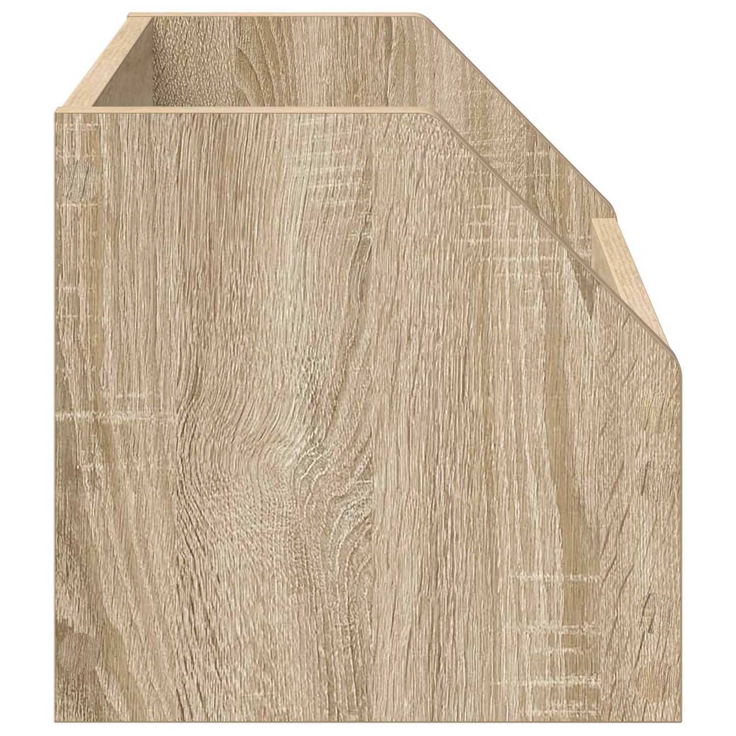 Vinyl Album Box 2 Stk. Sonoma-Eiche 38 x 30 x 29 cm