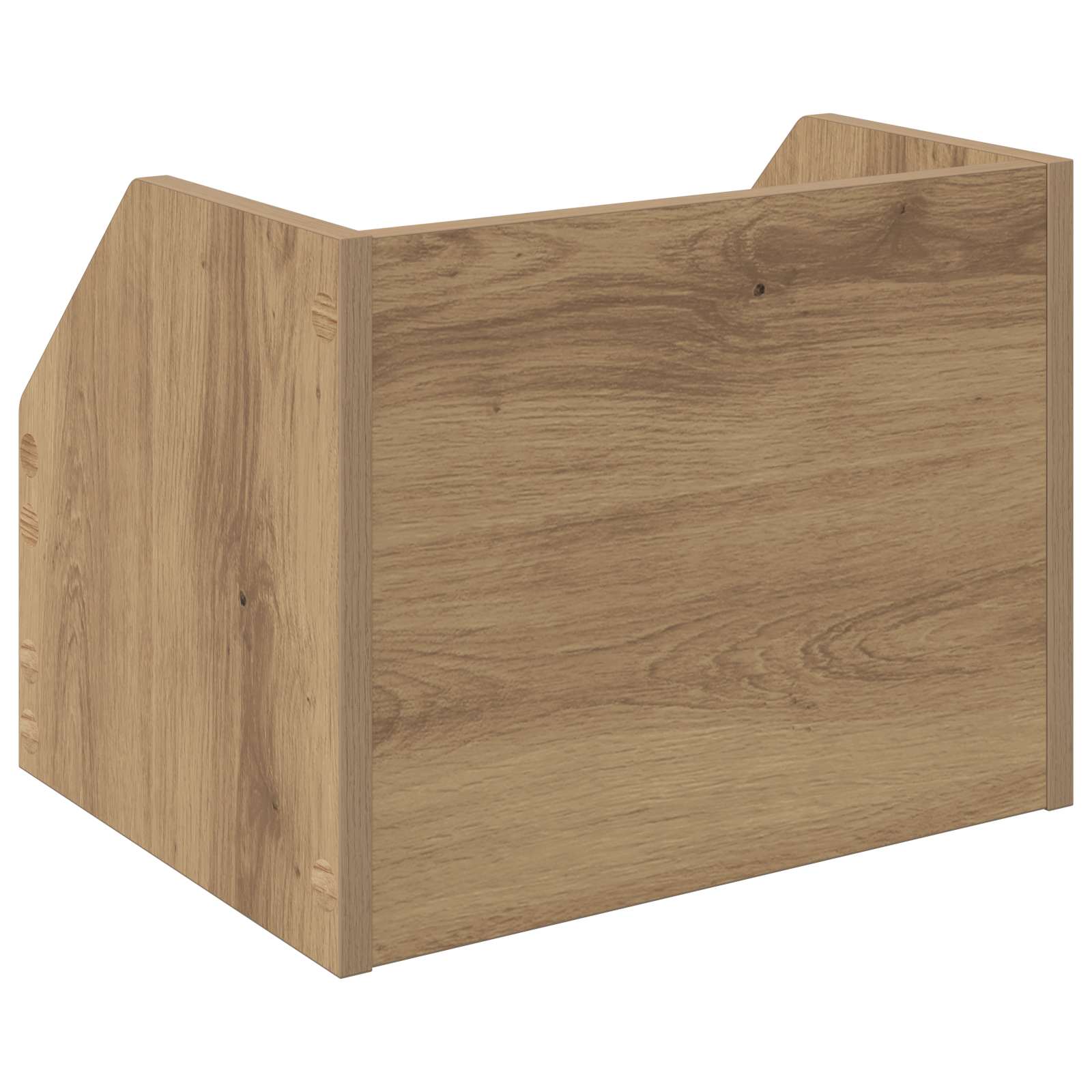 Vinyl Album Box 2 Stk. Artisan-Eiche 38 x 30 x 29 cm