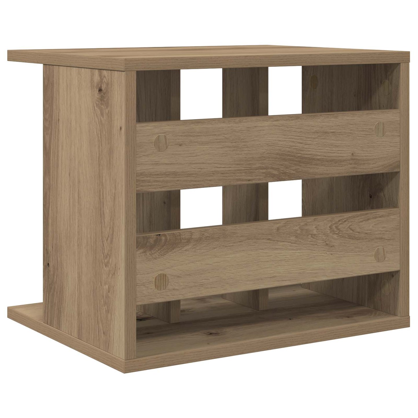 Vinyl Plattenaufbewahrung Artisan-Eiche 42 x 33 x 36 cm