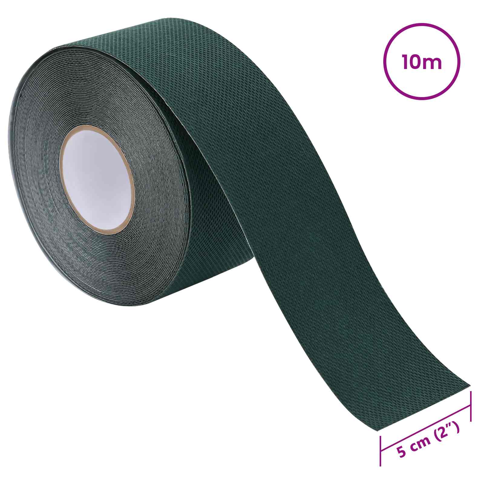 Selbstklebendes Kunstrasenband Grün 10 x 0,05 cm Vliesstoff