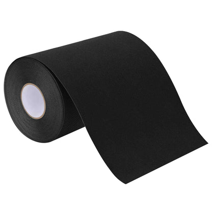 Selbstklebendes Kunstrasenband Schwarz 15 cm x 10 m Vliesstoff