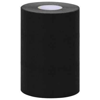 Selbstklebendes Kunstrasenband Schwarz 15 cm x 10 m Vliesstoff