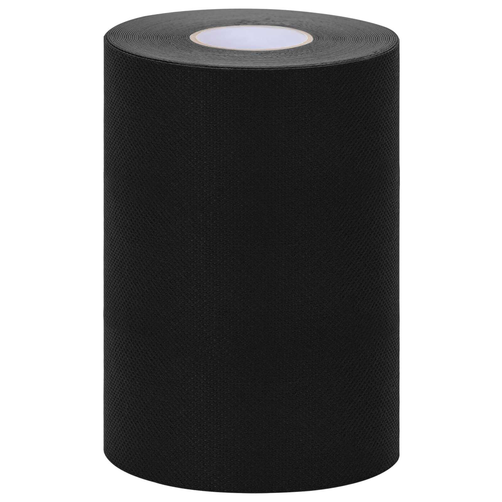 Selbstklebendes Kunstrasenband Schwarz 15 cm x 20 m Vliesstoff