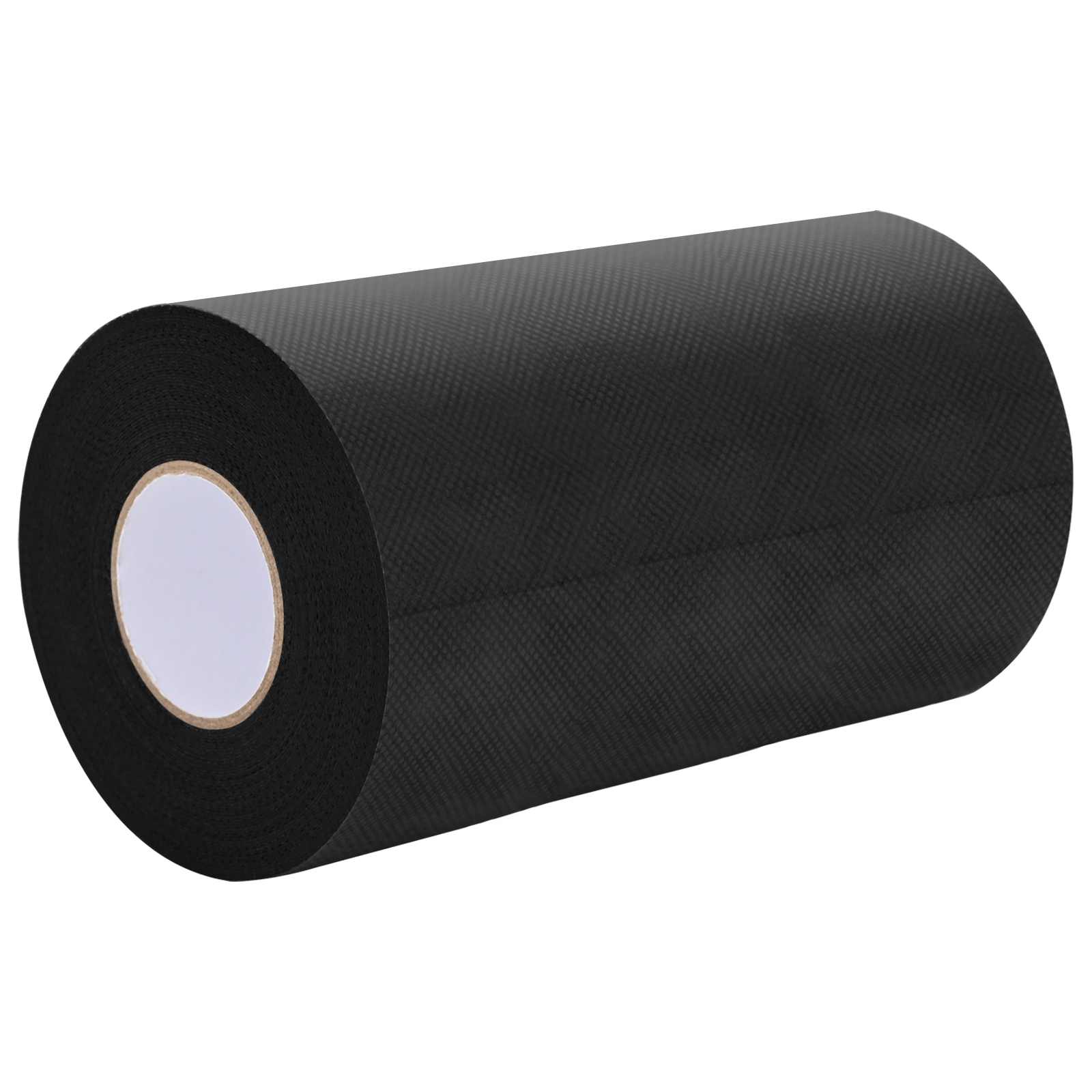 Selbstklebendes Kunstrasenband Schwarz 10 x 0,15 cm Vliesstoff