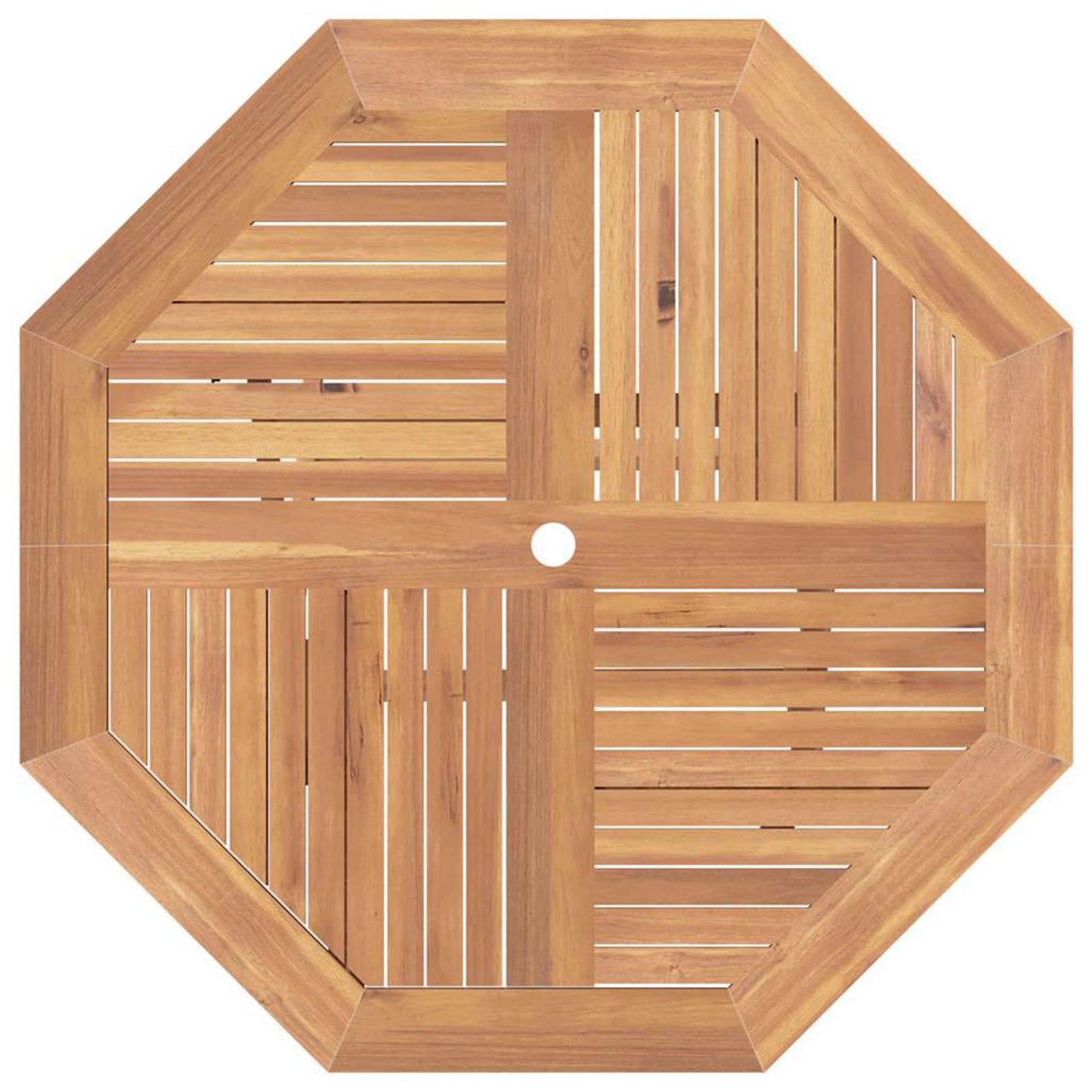 Garten Bistro Set 3 pcs Braun Massivholz Teak