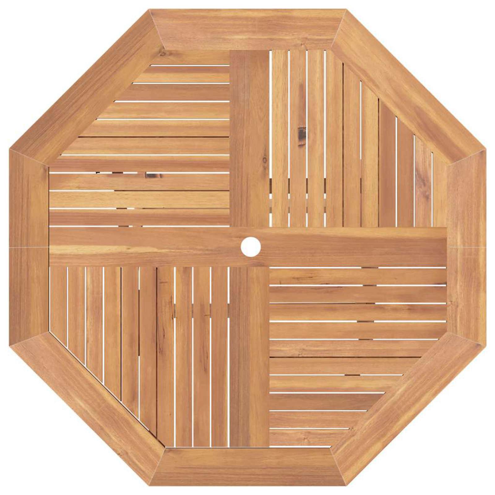 Garten Bistro Set 3 pcs Braun Massivholz Teak