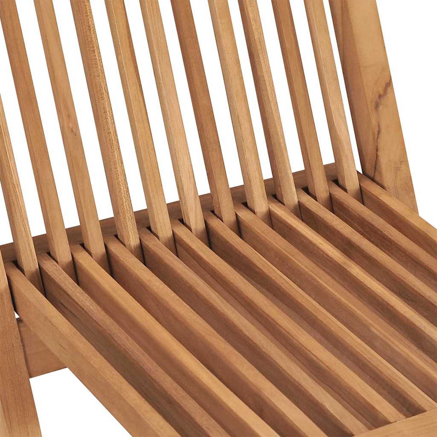 Garten Bistro Set 3 stk. Natur Massivholz Teak