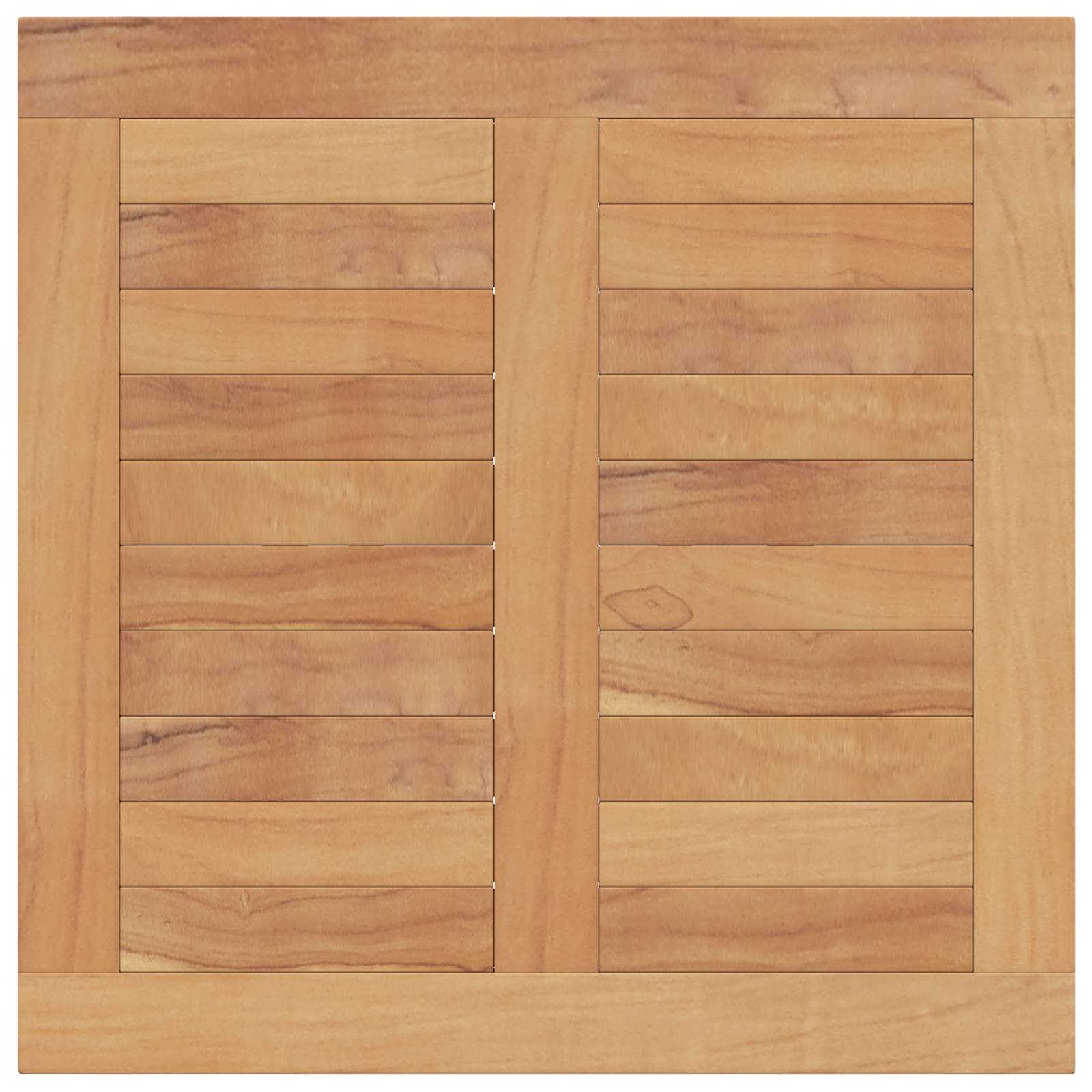 Faltbare Garten-Essgruppe 5 pcs Natur Massivholz Teak