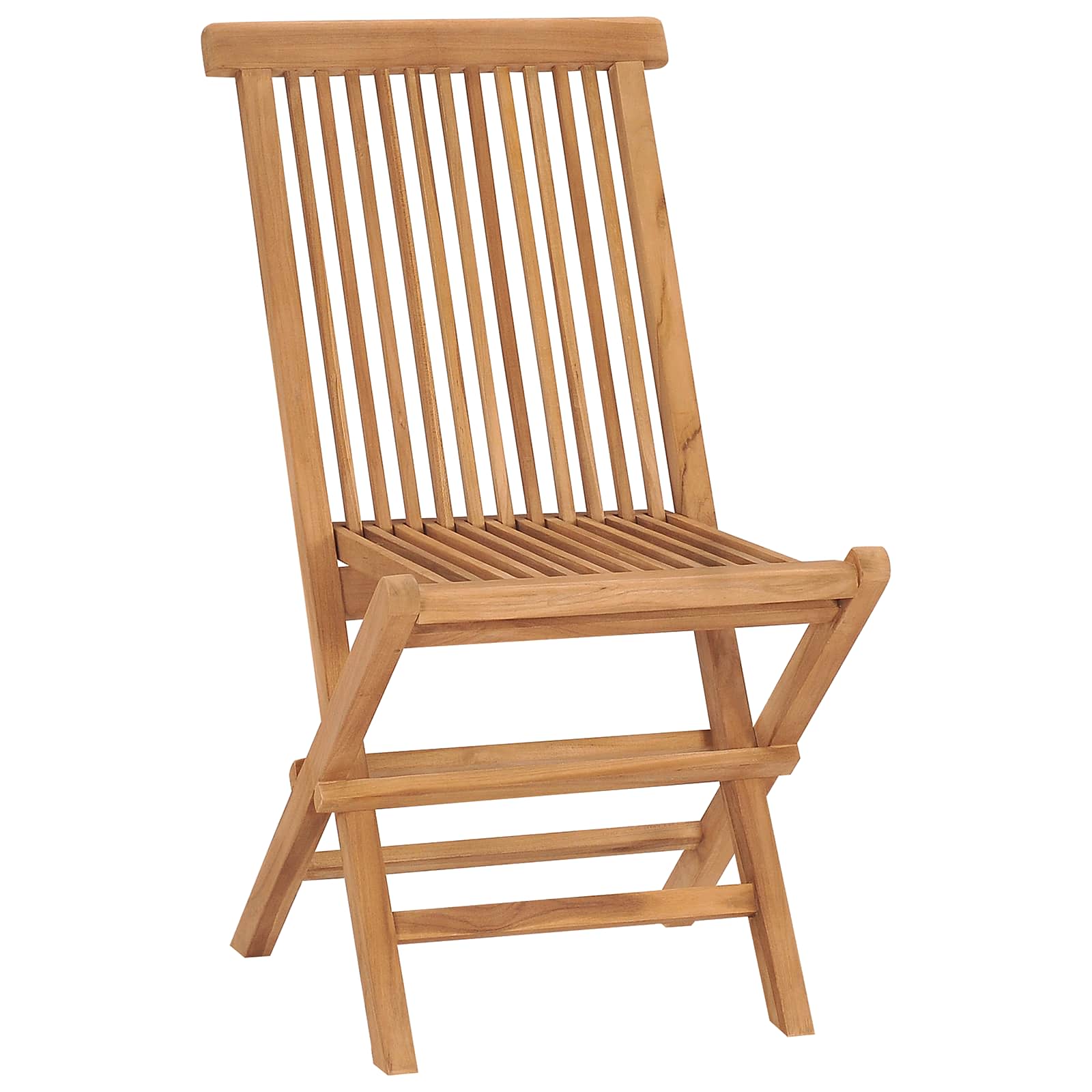 Gartenset 5 stk. Braun Massivholz Teak