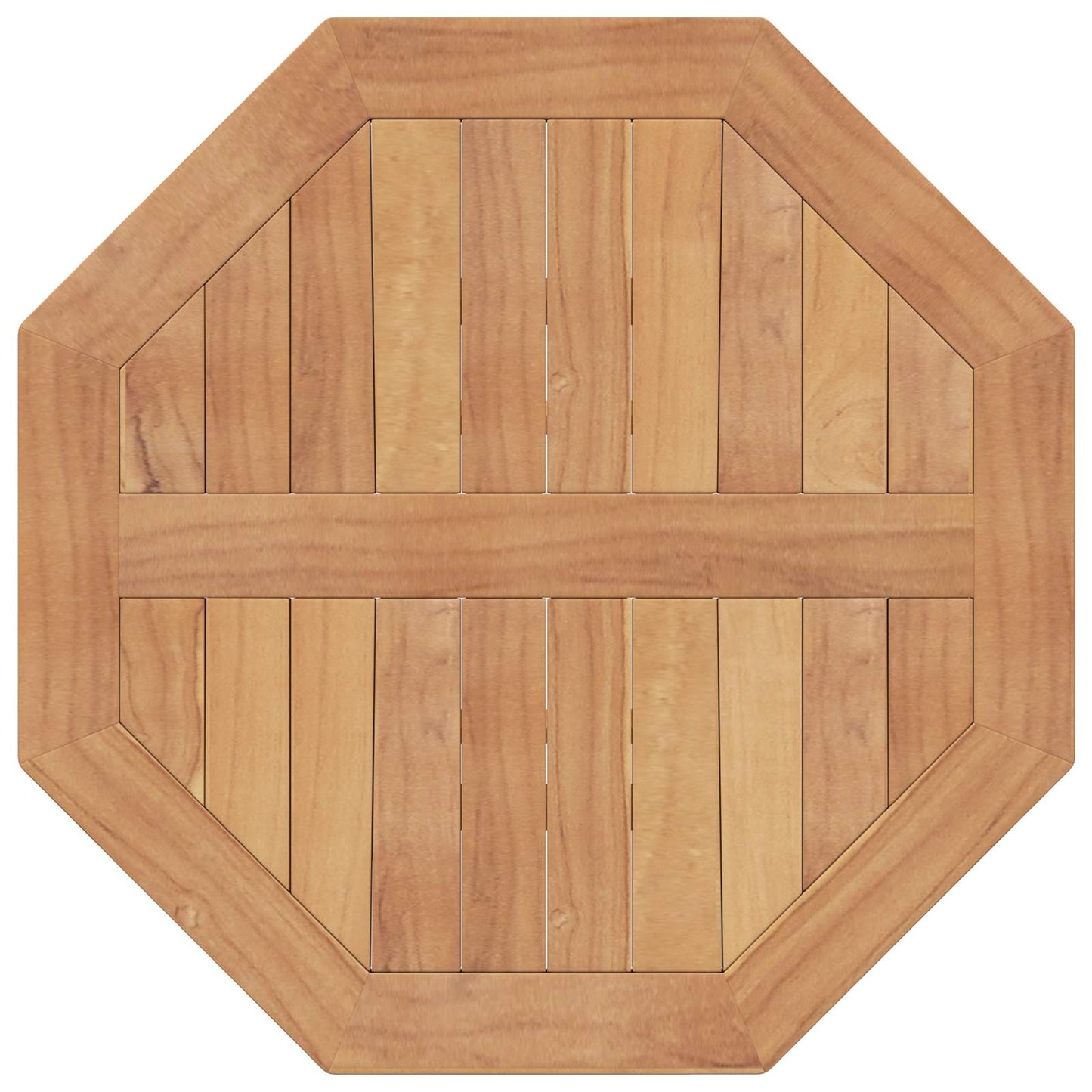Gartenset 5 stk. Braun Massivholz Teak