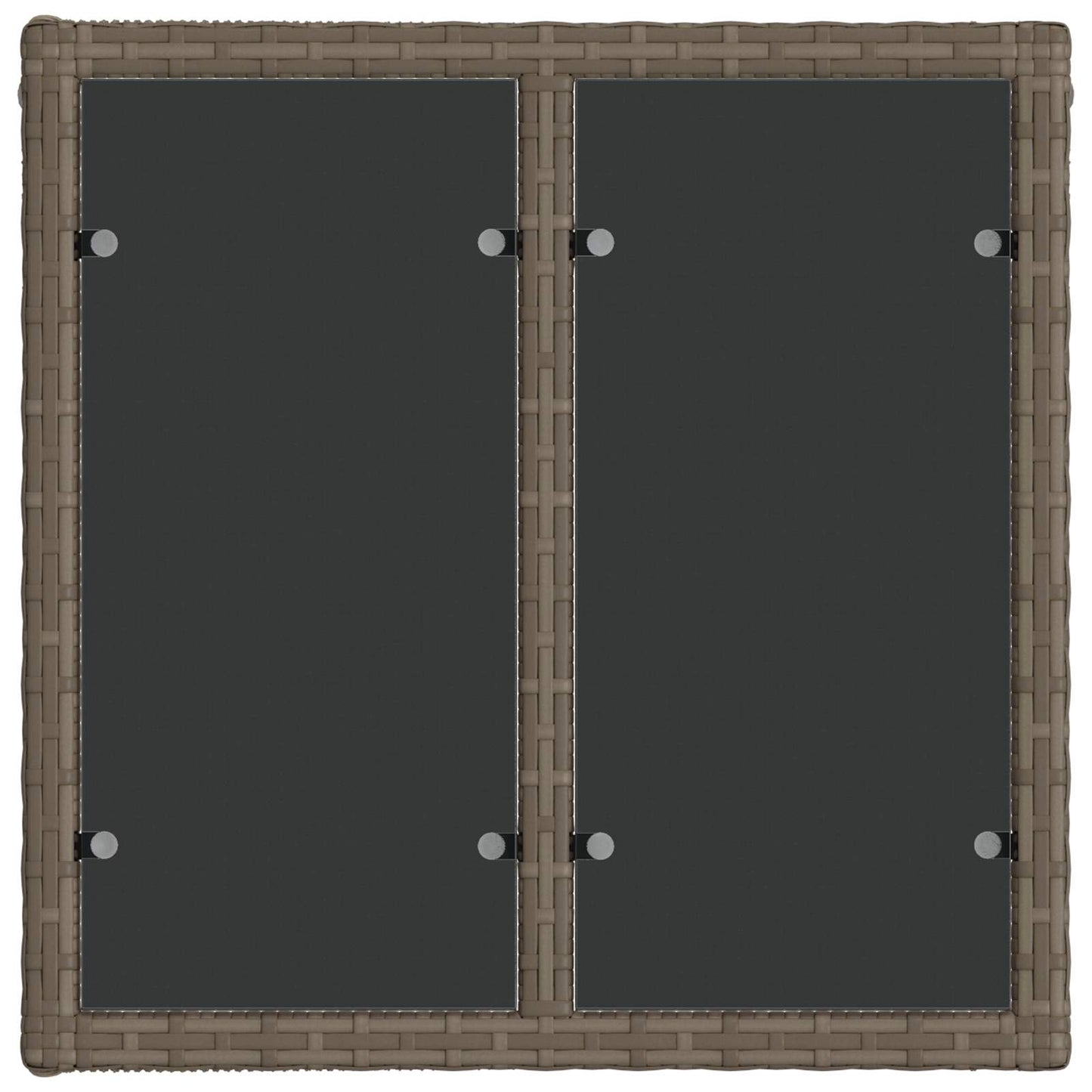 Gartensofa-set 8 stk. Grau Poly-Rattan