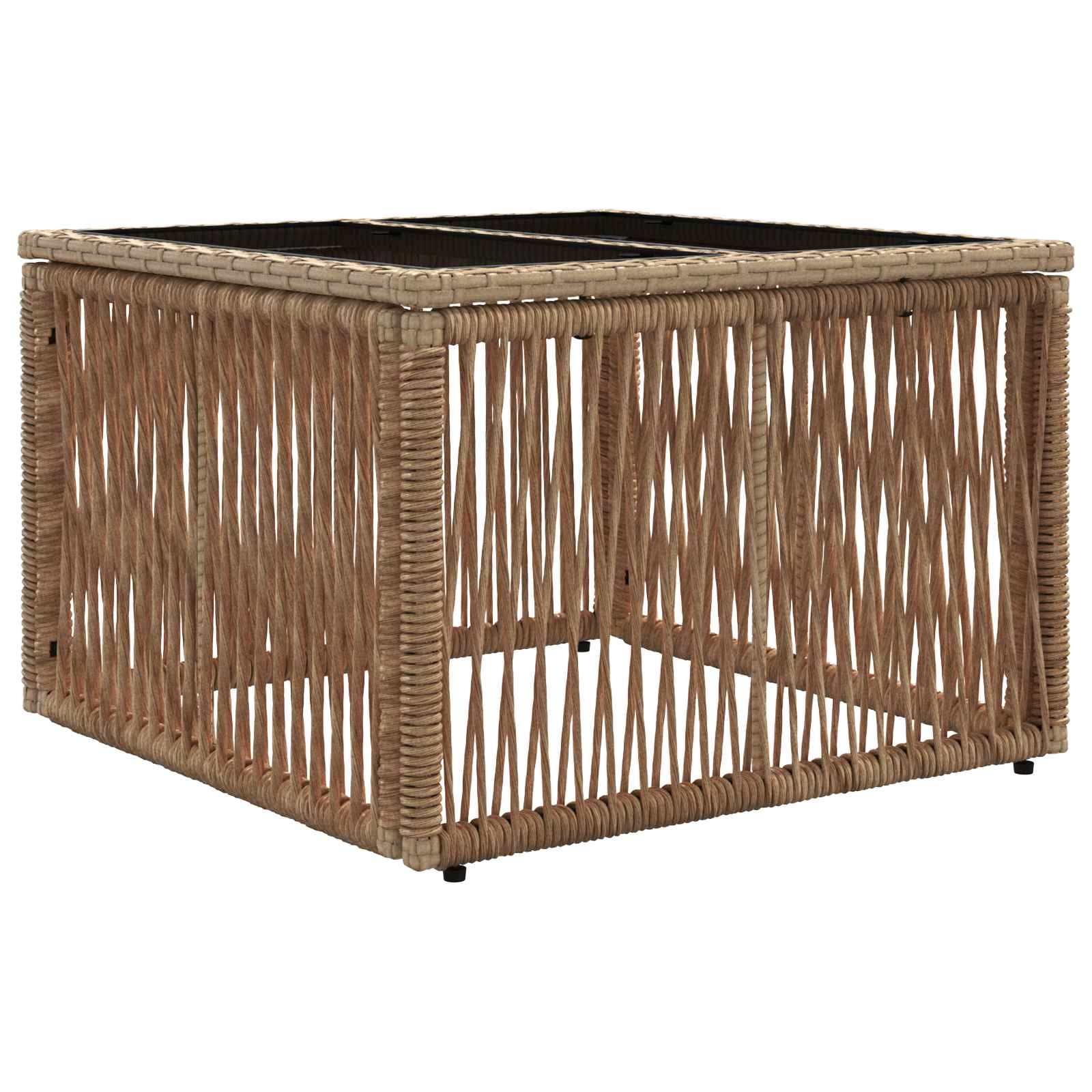 Gartensofa-set 12 pcs Beige Poly-Rattan