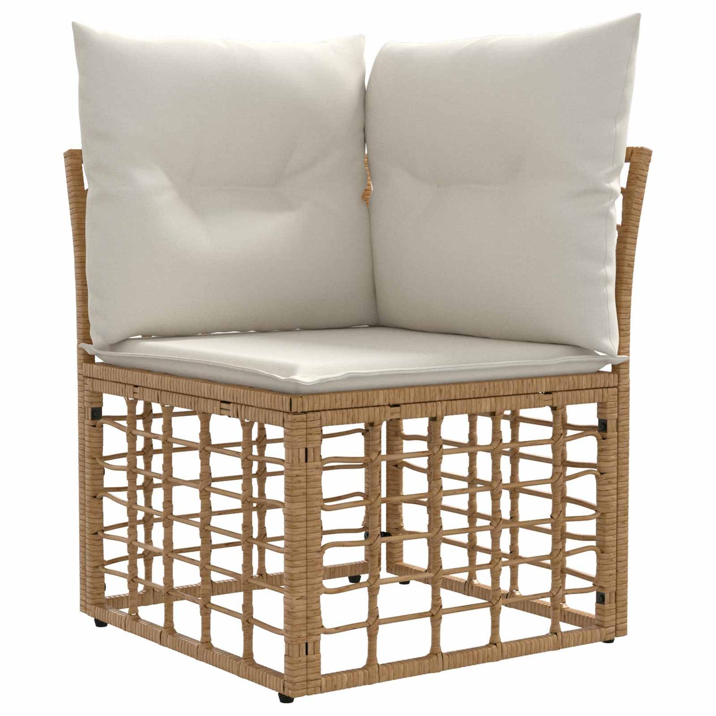 Outdoor-Sofagarnitur Natur Polyester