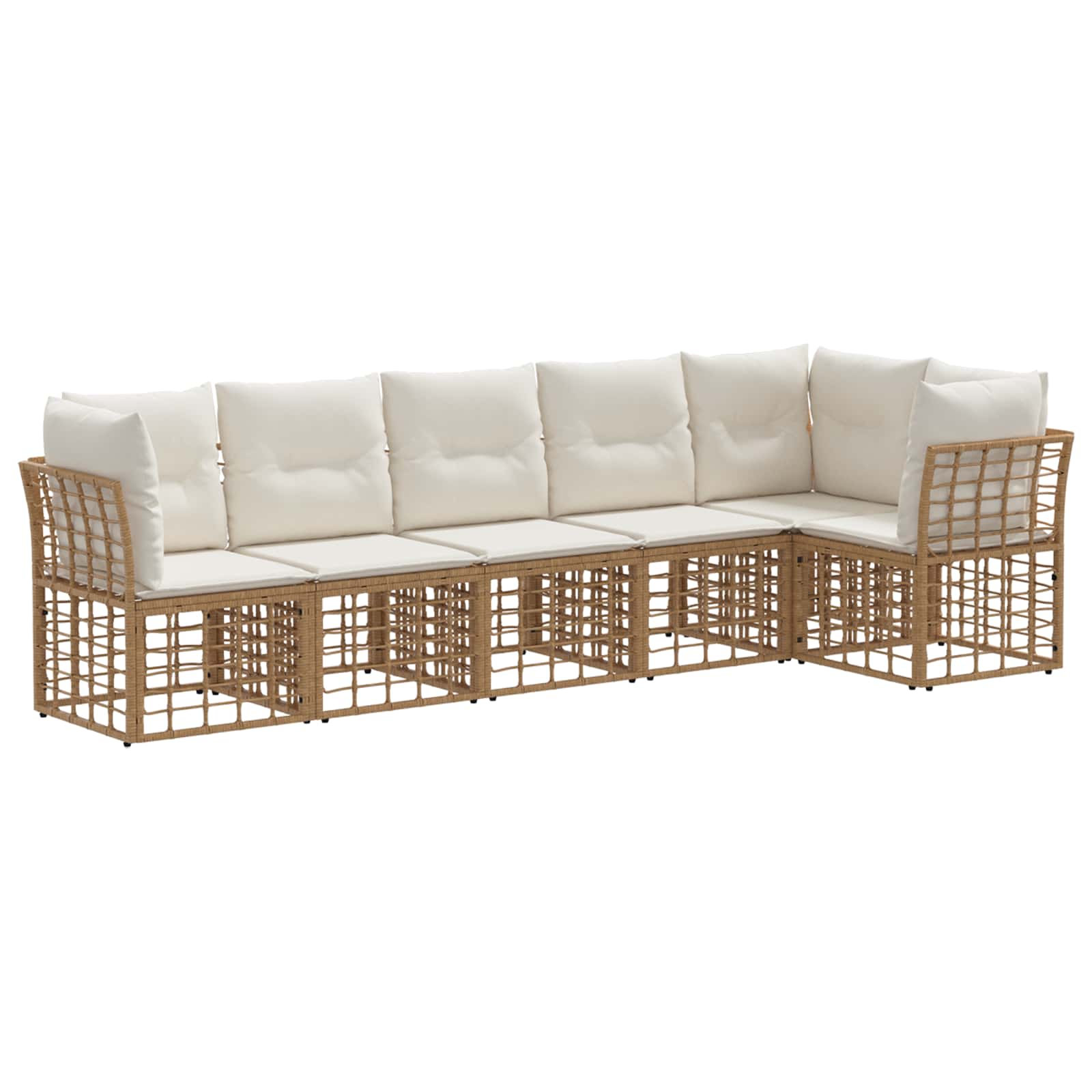 Gartensofa-set Poly-Rattan