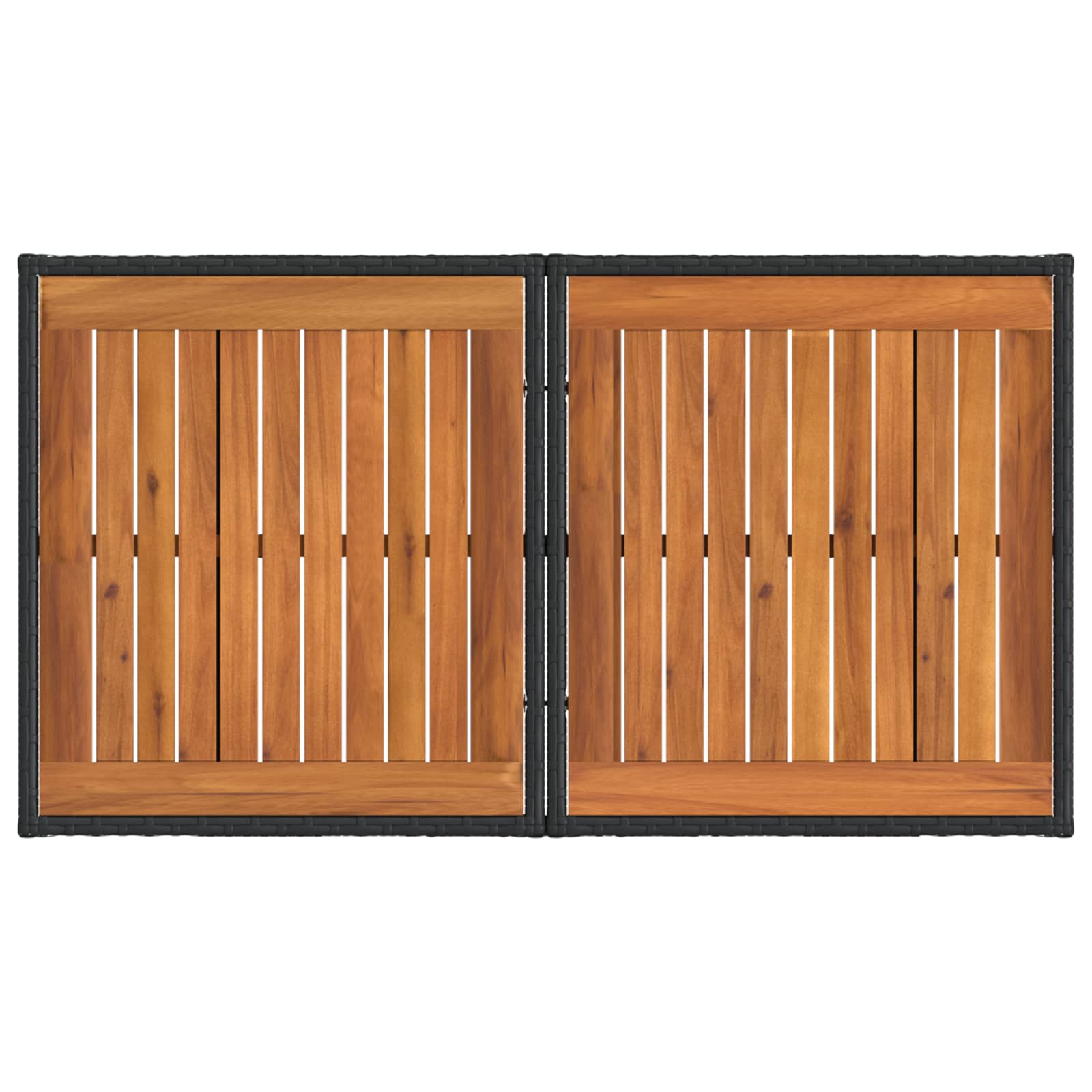Gartensofa-set 13 stk. Schwarz und Dunkelgrau Poly-Rattan