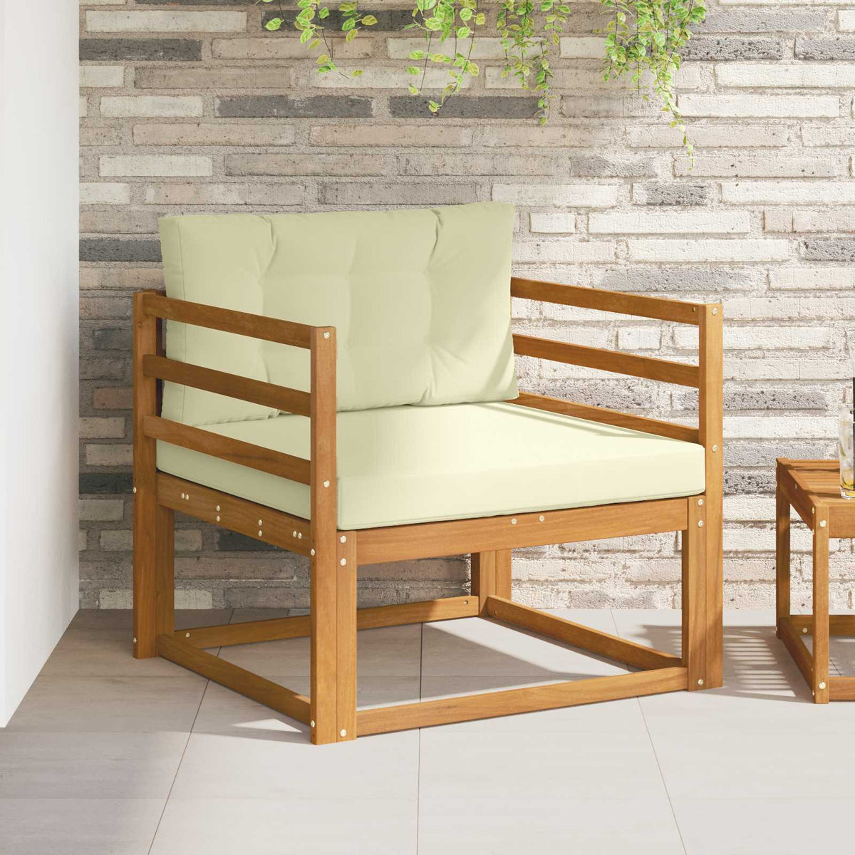 Outdoor Mittelsofa Natur