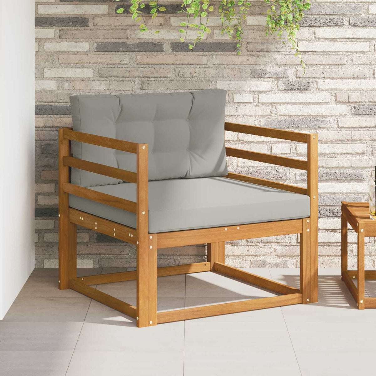 Outdoor Mittelsofa Natur