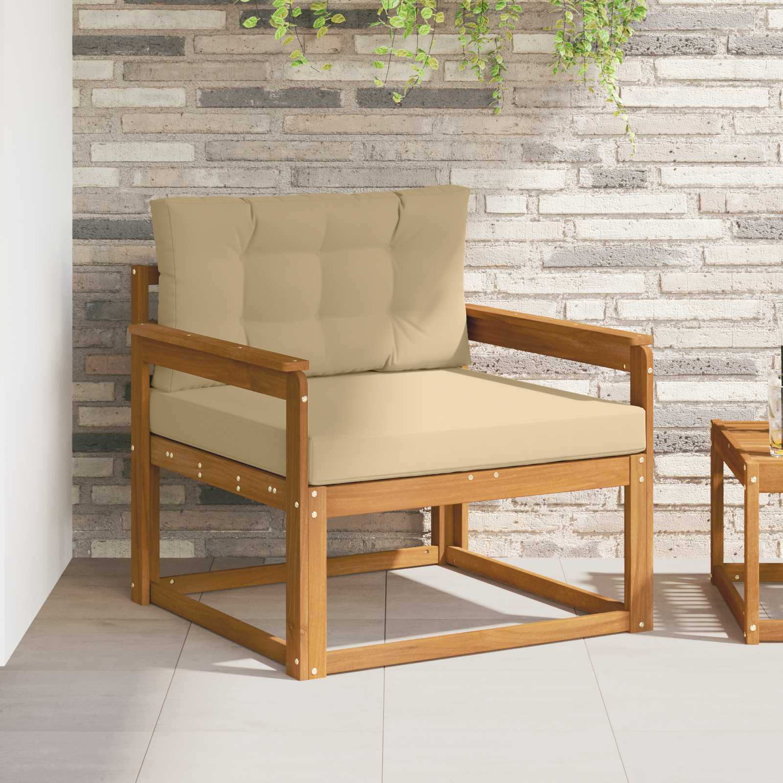 Outdoor Mittelsofa Natur