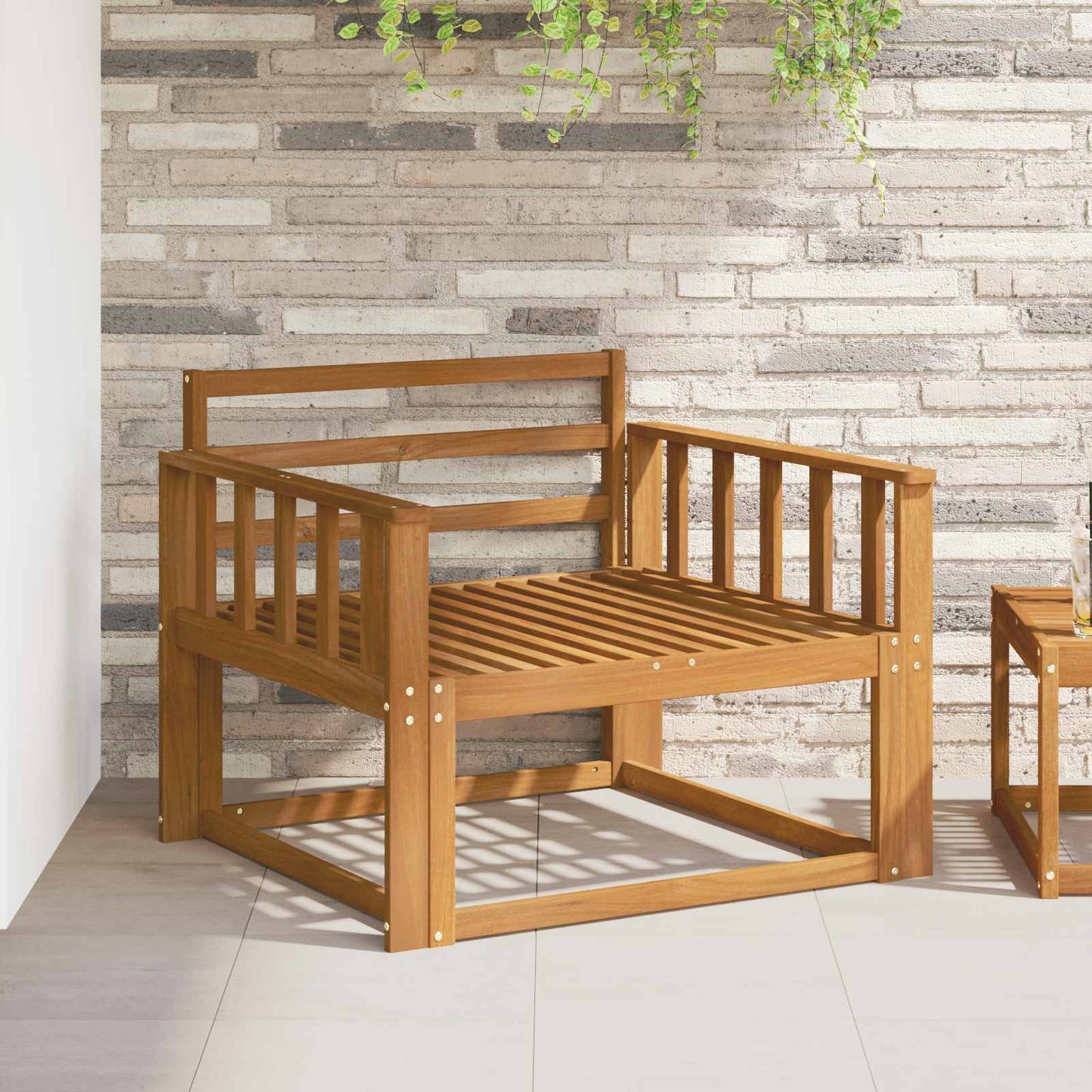 Outdoor Mittelsofa Natur