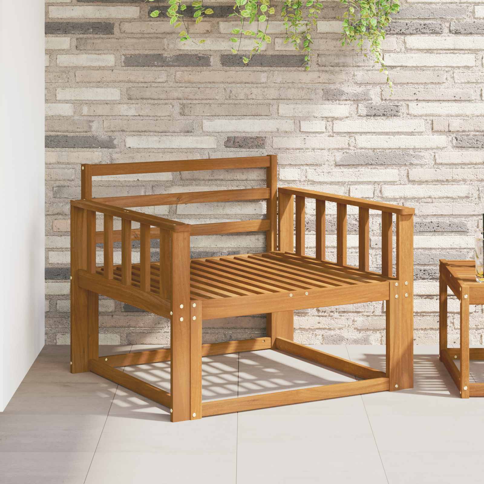 Outdoor Mittelsofa Natur